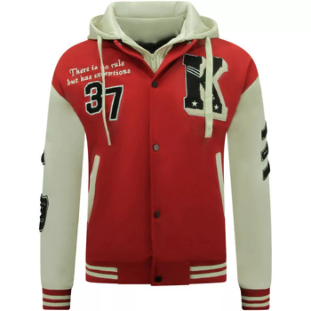Enos  Blazer Oversized College Jacke Mit Kapuze günstig online kaufen
