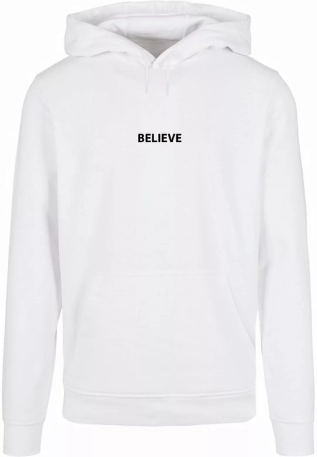 Merchcode Kapuzensweatshirt Merchcode Herren Believe Front Basic Hoody (1-t günstig online kaufen