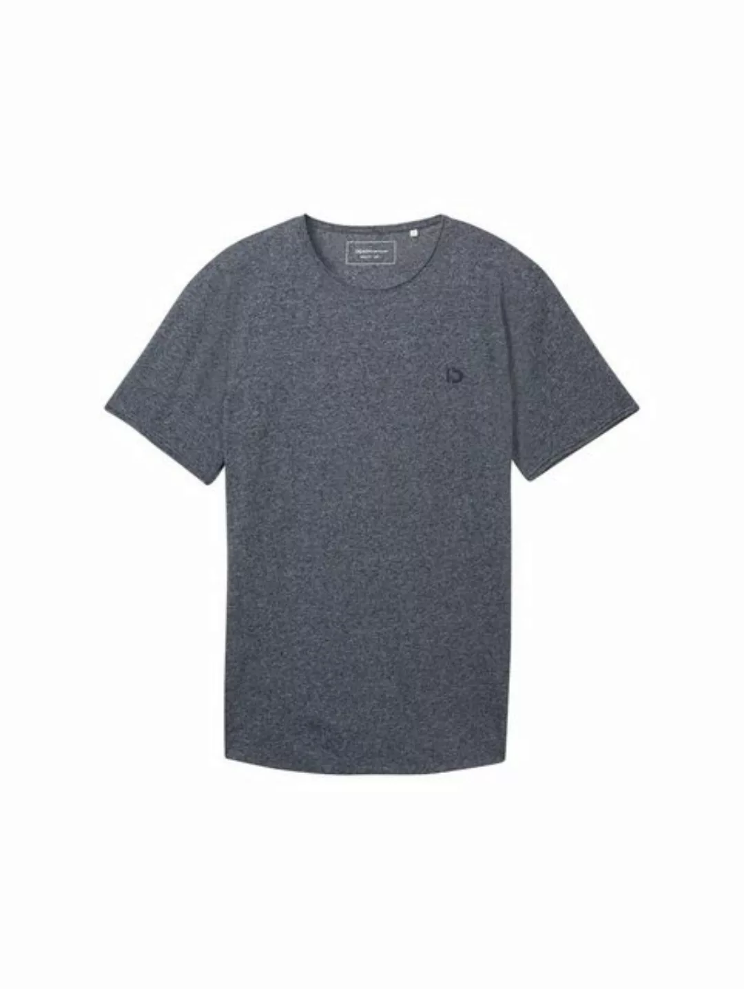 TOM TAILOR Denim T-Shirt T-Shirt in Melange Optik günstig online kaufen