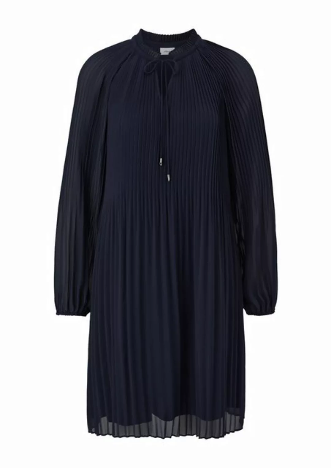 s.Oliver BLACK LABEL Minikleid Plissiertes Kleid aus Chiffon günstig online kaufen