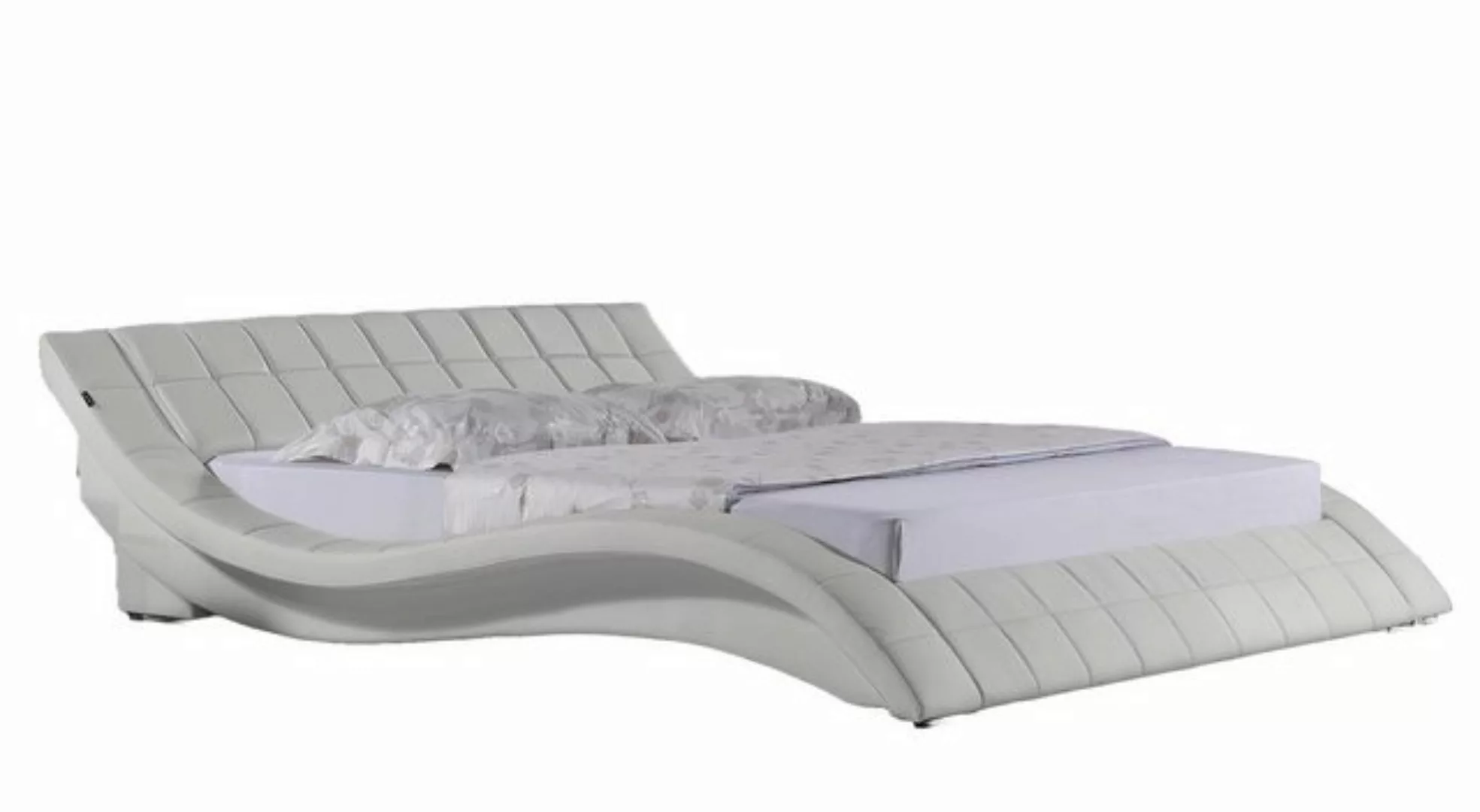 Xlmoebel Bett Neues Designer-Doppelbett aus Leder für Ihr Schlafzimmer. (Be günstig online kaufen