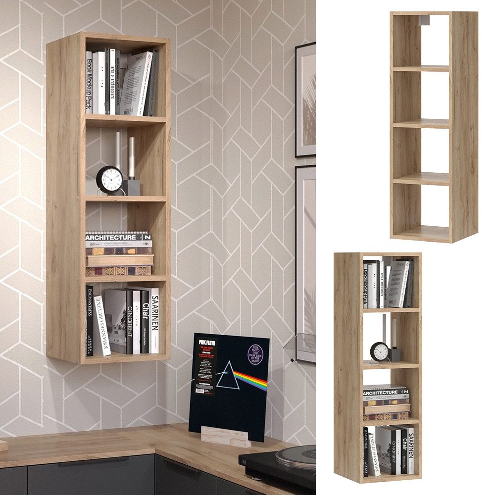 Vicco Bücherregal Wido, Anthrazit/Sonoma, 30 x günstig online kaufen