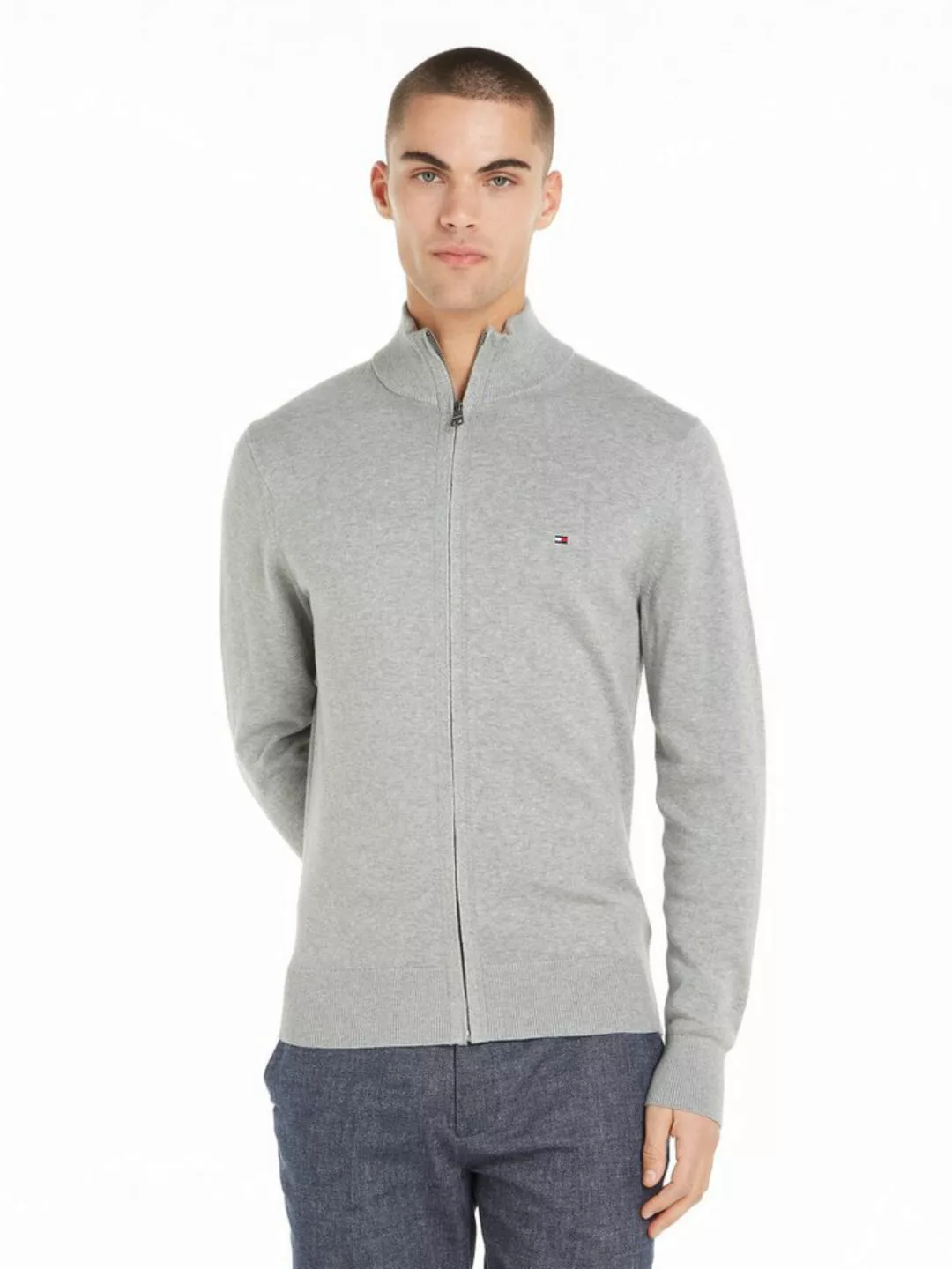 Tommy Hilfiger Cardigan PIMA ORG CTN CASHMERE ZIP THRU günstig online kaufen