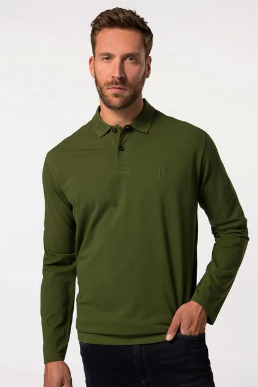 JP1880 Poloshirt Poloshirt Basic Bauchfit Langarm Piqué günstig online kaufen