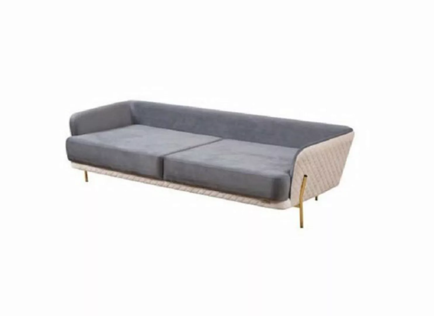 JVmoebel Sofa Sofa 3 Sitzer Luxus Möbel Textil Samt Stoff Dreisitzer Design günstig online kaufen