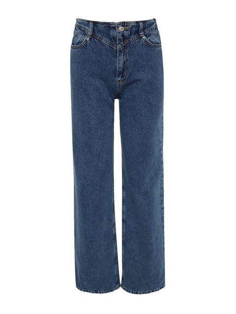 Trendyol Weite Jeans (1-tlg) Plain/ohne Details günstig online kaufen