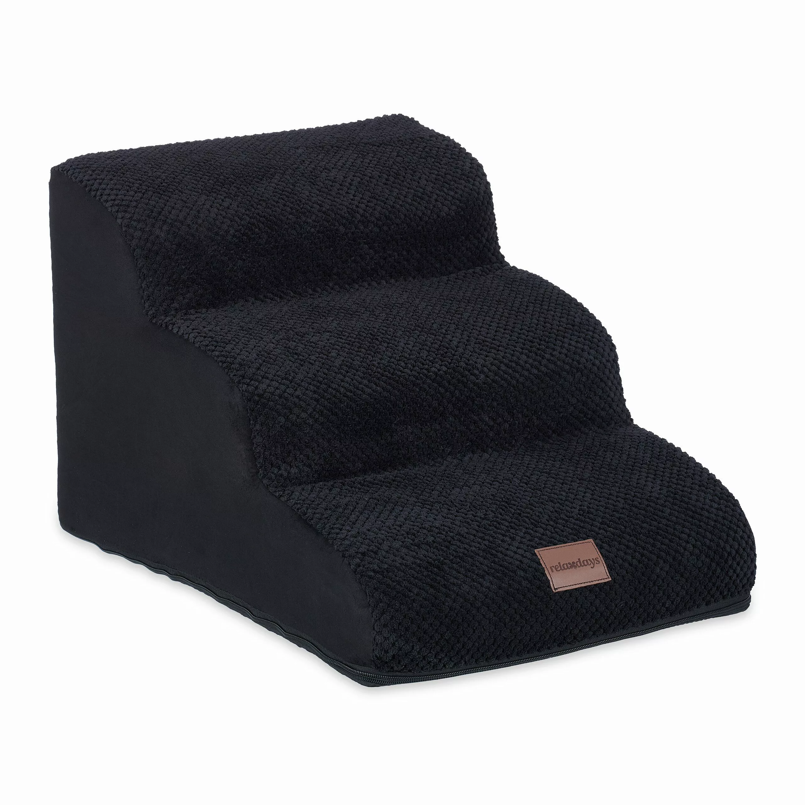 relaxdays Haustiertreppe Hundetreppe mit 3 Stufen, günstig online kaufen