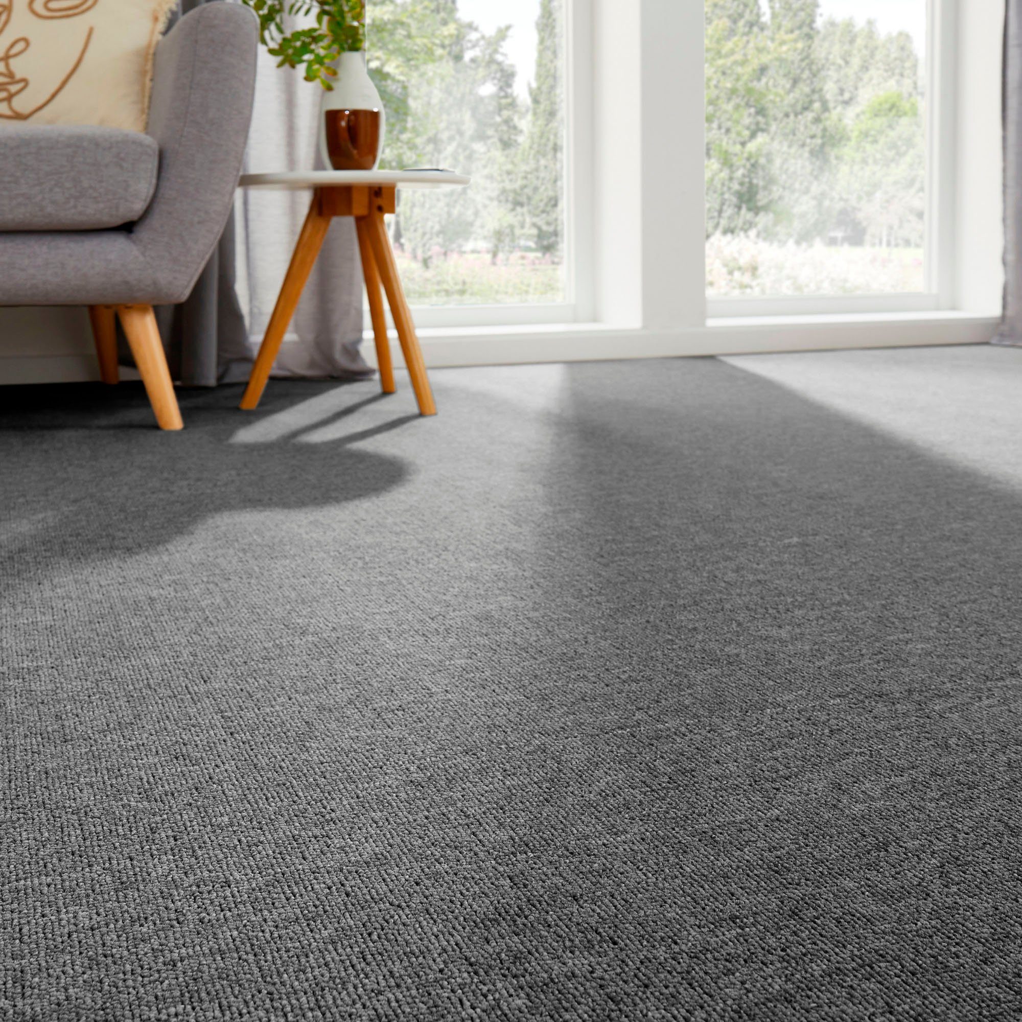 Andiamo Teppichboden »Bob, Feinschlinge, Made in Netherlands«, rechteckig, günstig online kaufen