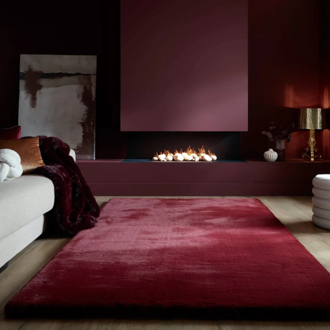 FLAIR RUGS Hochflor-Teppich »Ivy Luxury Fur«, rechteckig, 50 mm Höhe günstig online kaufen