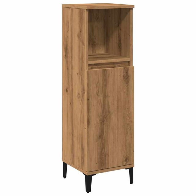 vidaXL Badezimmerspiegelschrank Badschrank Artisan-Eiche 30x30x100 cm Holzw günstig online kaufen