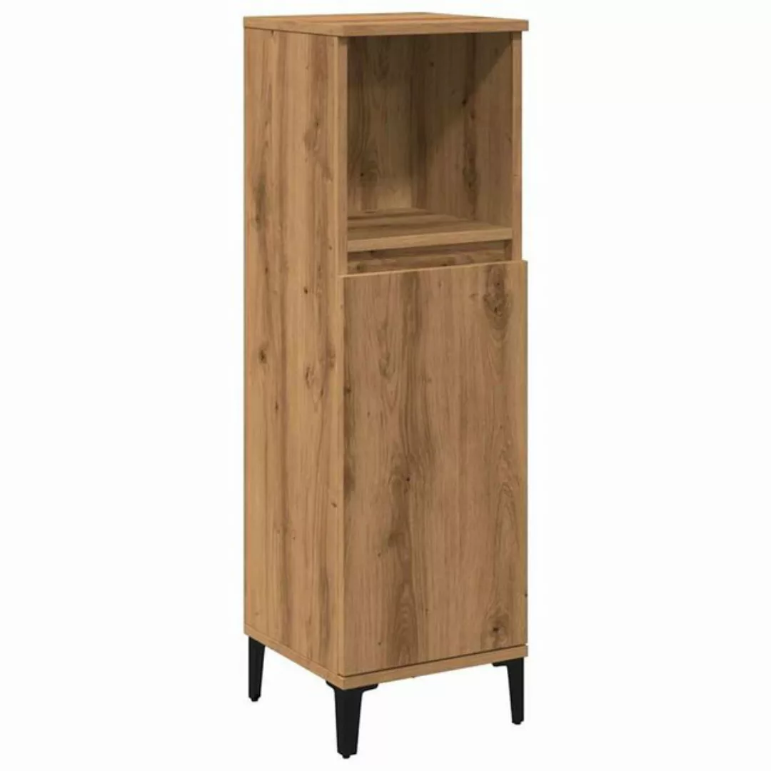 vidaXL Badezimmerspiegelschrank Badschrank Artisan-Eiche 30x30x100 cm Holzw günstig online kaufen