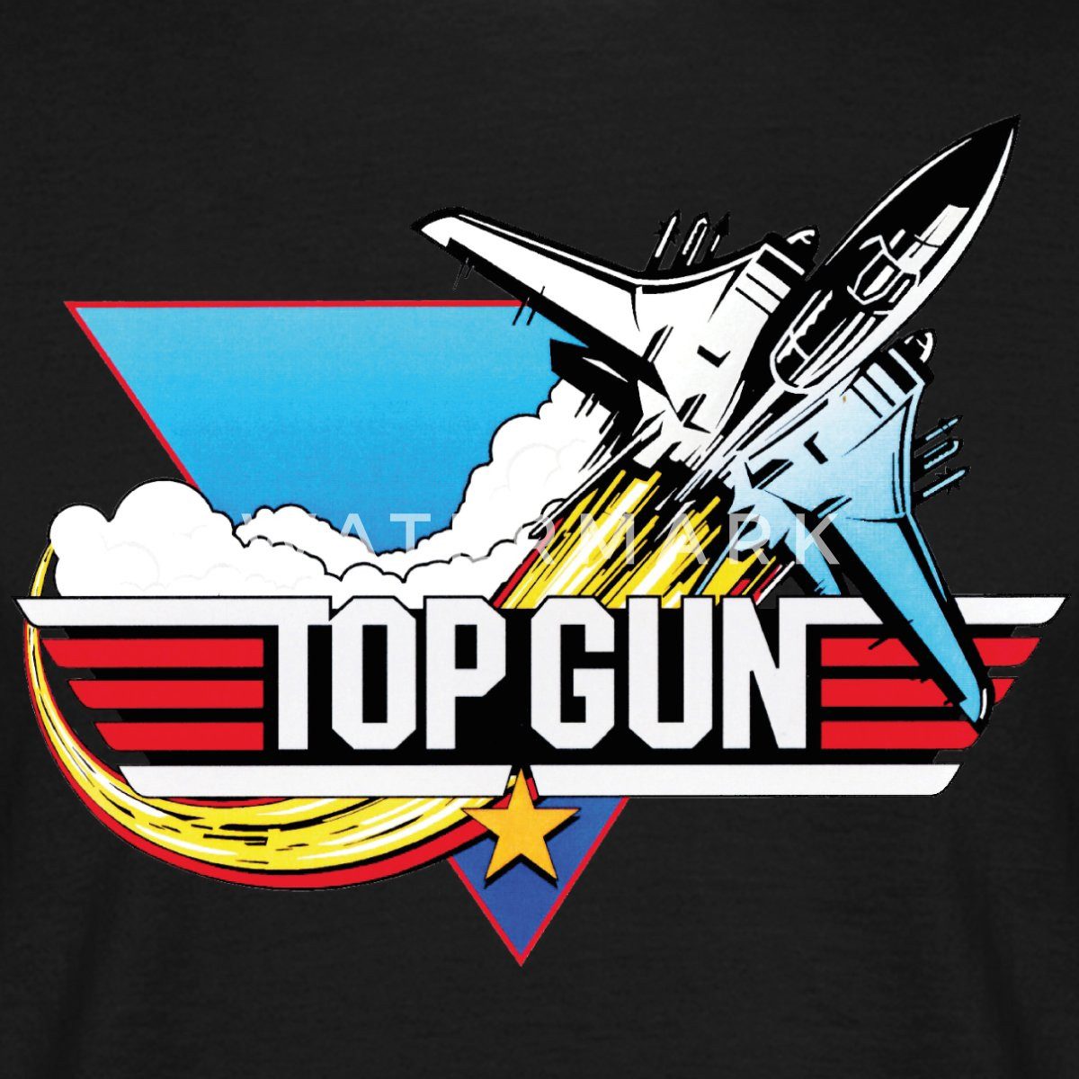 Spreadshirt T-Shirt Top Gun Fighter Kampfjet günstig online kaufen
