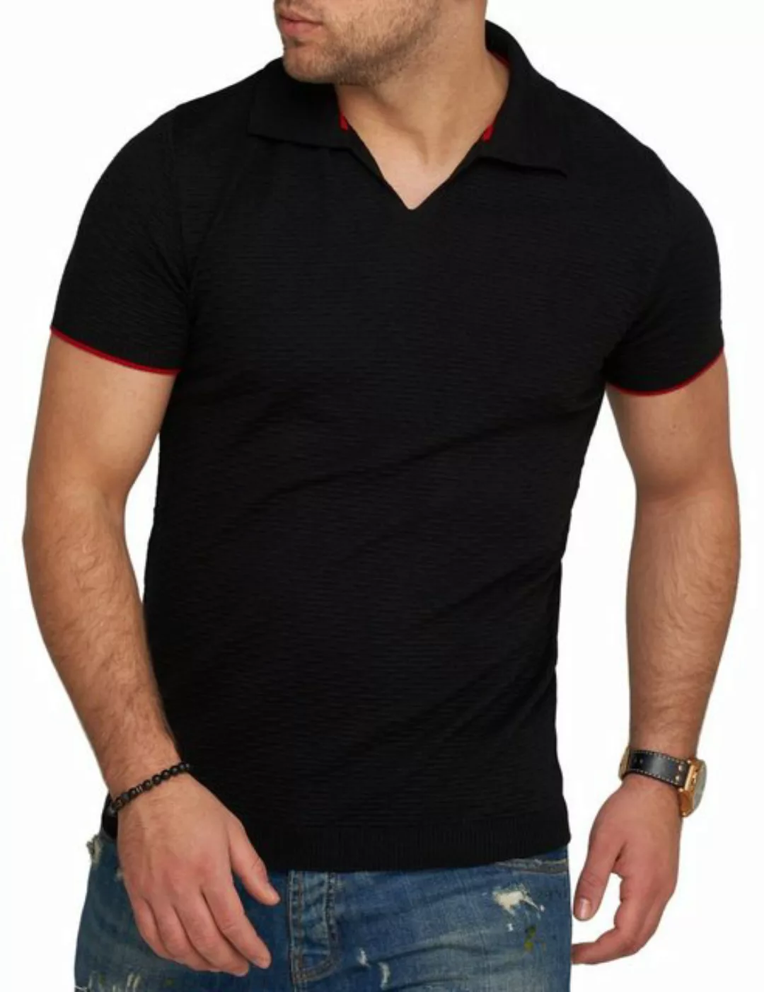 CARISMA Poloshirt CRMACEIO Strick Kurzarm Polo T-Shirt günstig online kaufen