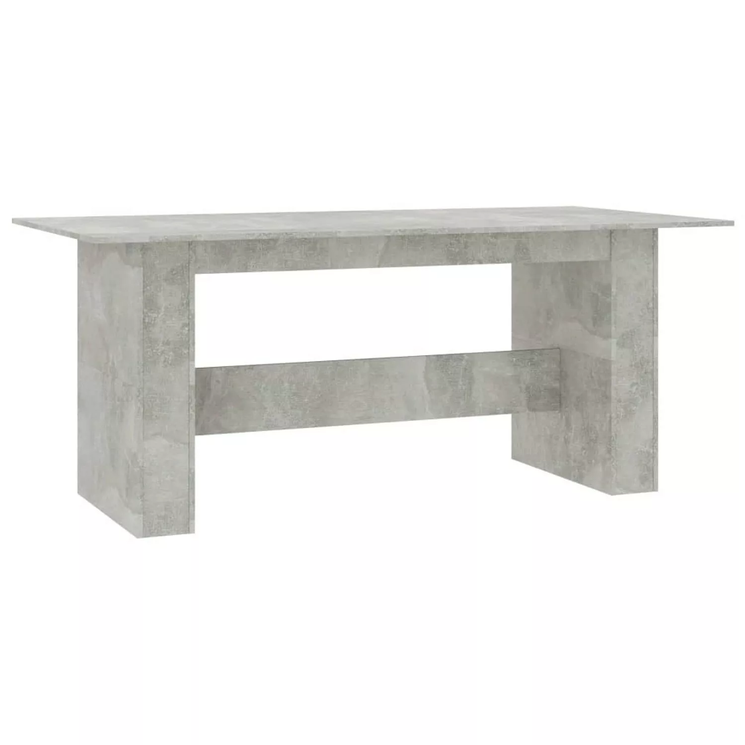 vidaXL Esstisch Betongrau 180x90x76 cm Holzwerkstoff günstig online kaufen