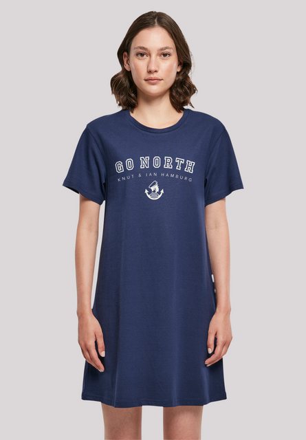 F4NT4STIC Shirtkleid "Go North Knut & Jan Hamburg", Print günstig online kaufen