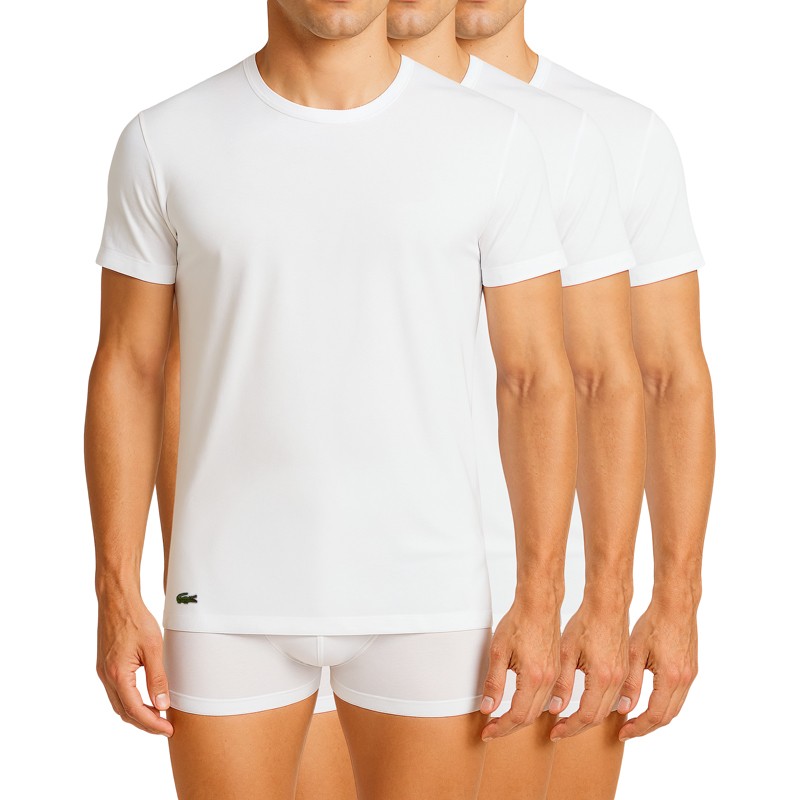 Lacoste 3-er Set T-Shirts Weiß günstig online kaufen