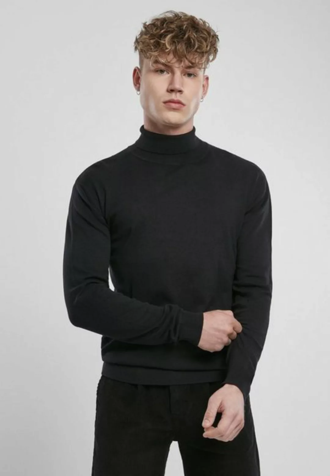 URBAN CLASSICS Rundhalspullover Urban Classics Herren Basic Turtleneck Swea günstig online kaufen