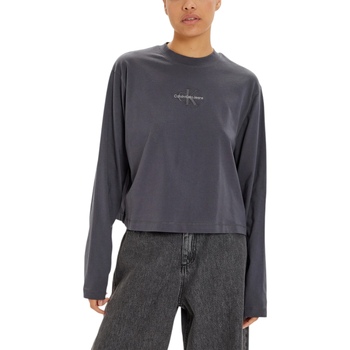 Calvin Klein Jeans  Langarmshirt MONOLOGO LOOSE LS TE J20J224200 günstig online kaufen