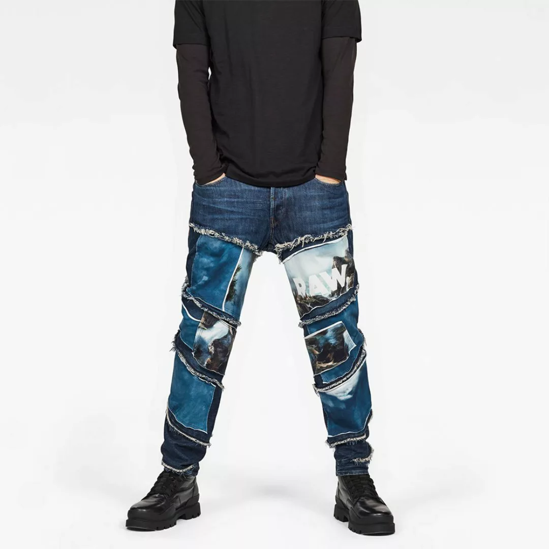 G-star Spiraq Rftp Patches Water 3d Slim Jeans 28 Medium Aged günstig online kaufen