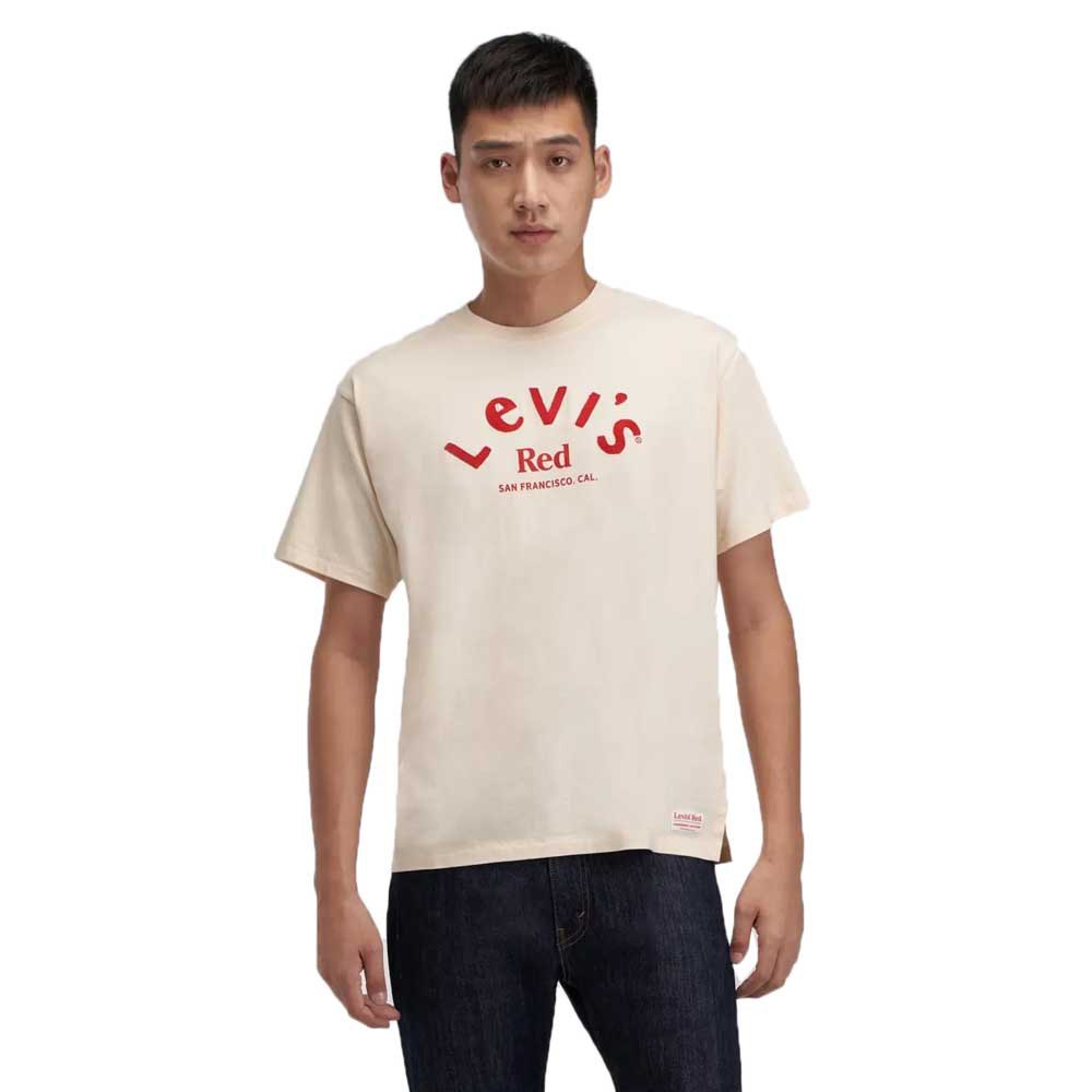 Levi´s ® Lr Graphic Kurzärmeliges T-shirt M Ecru günstig online kaufen