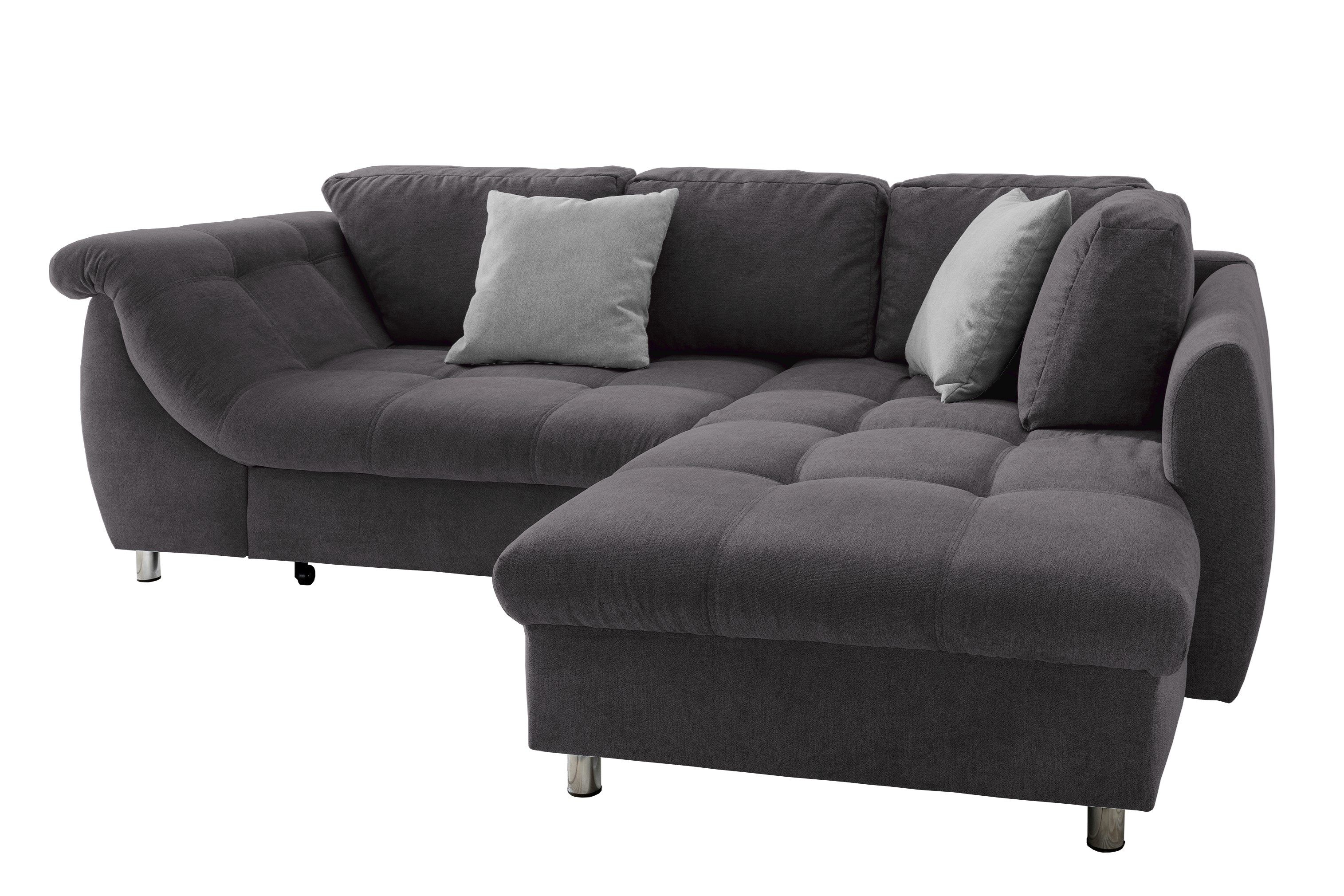 luma-home Ecksofa 17005, mit Bettkasten, Ottomane günstig online kaufen