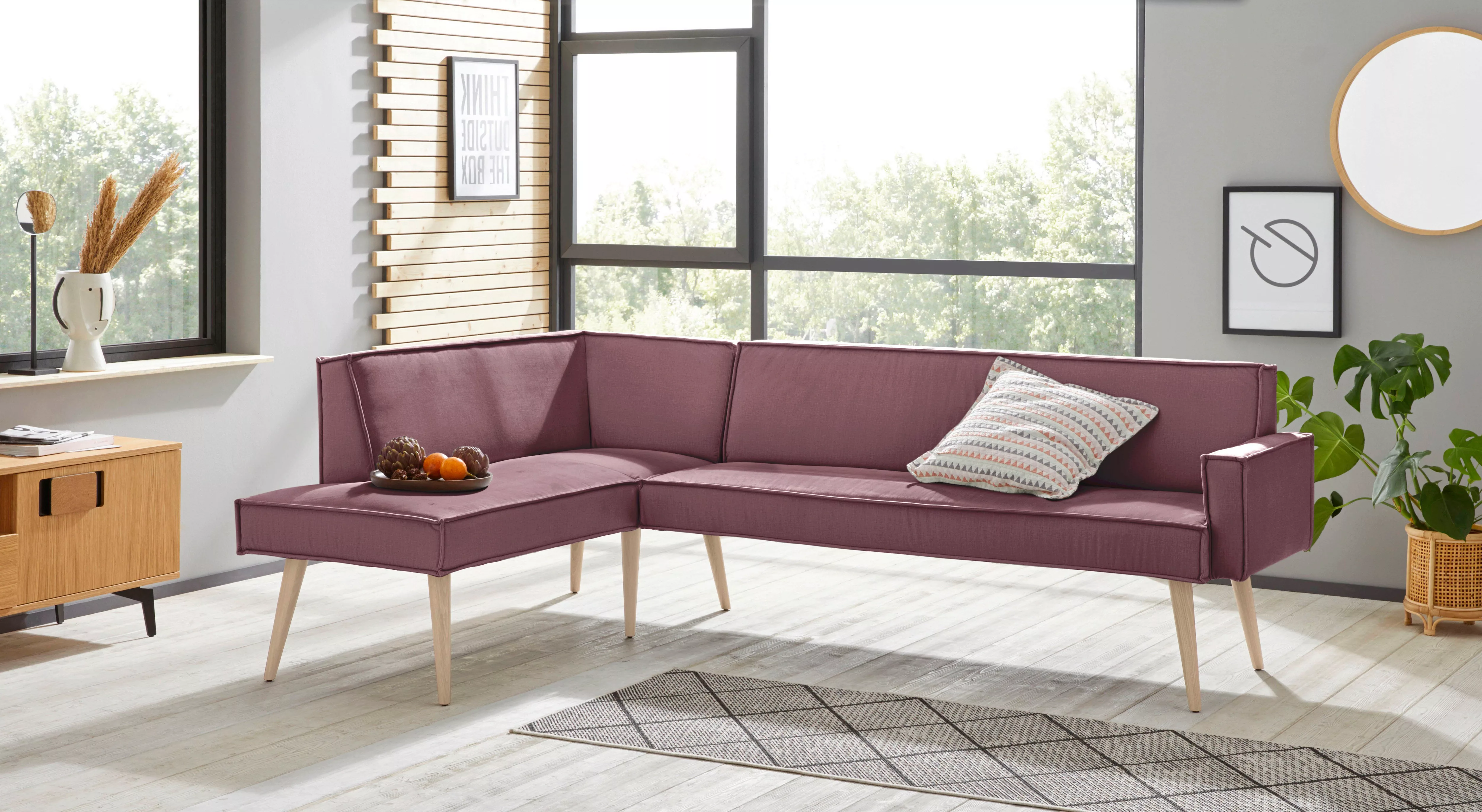 exxpo - sofa fashion Eckbank "Lungo", Frei im Raum stellbar günstig online kaufen