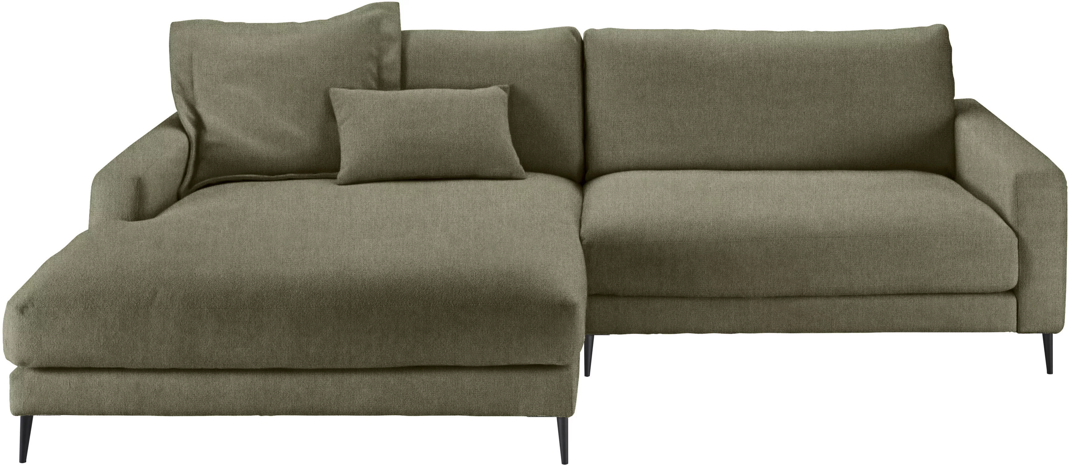 INOSIGN Ecksofa "Downtown, B/T/H: 272/190/84 cm L-Form", weicher Sitzkomfor günstig online kaufen