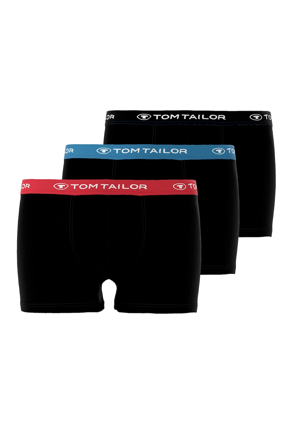 TOM TAILOR Boxershorts "Buffer", (3er Pack), mit angenehmen Logobund günstig online kaufen