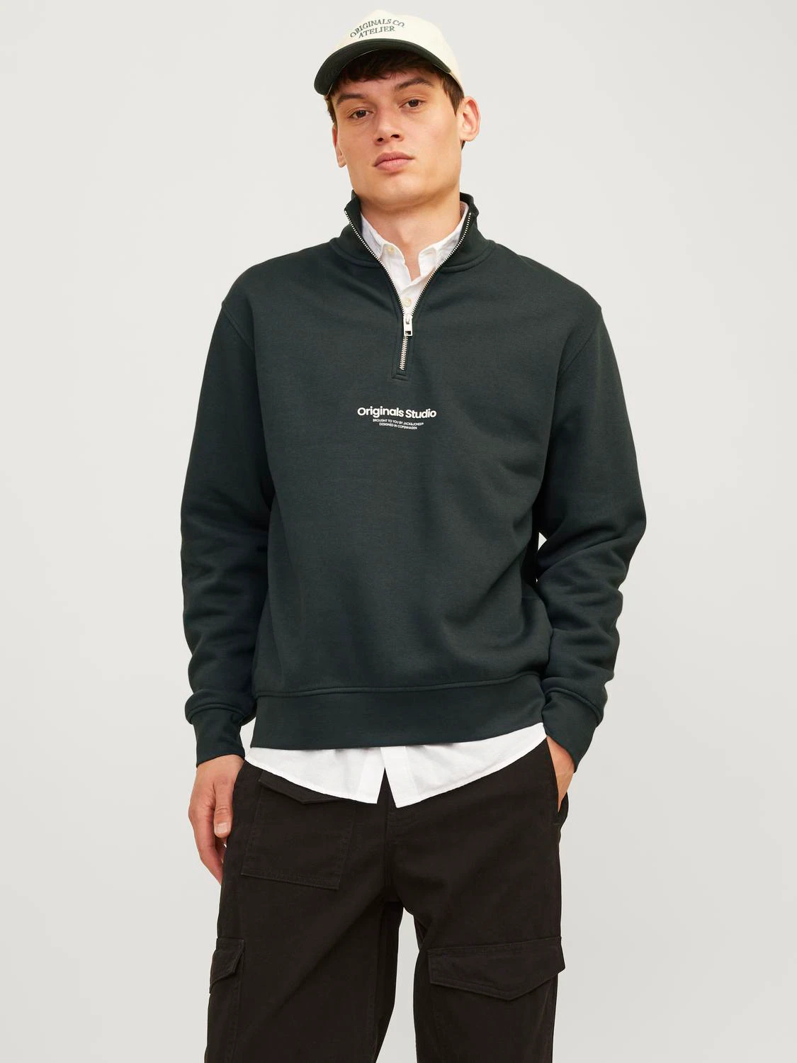 Jack & Jones Sweatshirt "JORVESTERBRO SWEAT QUARTER ZIP HN NOOS" günstig online kaufen