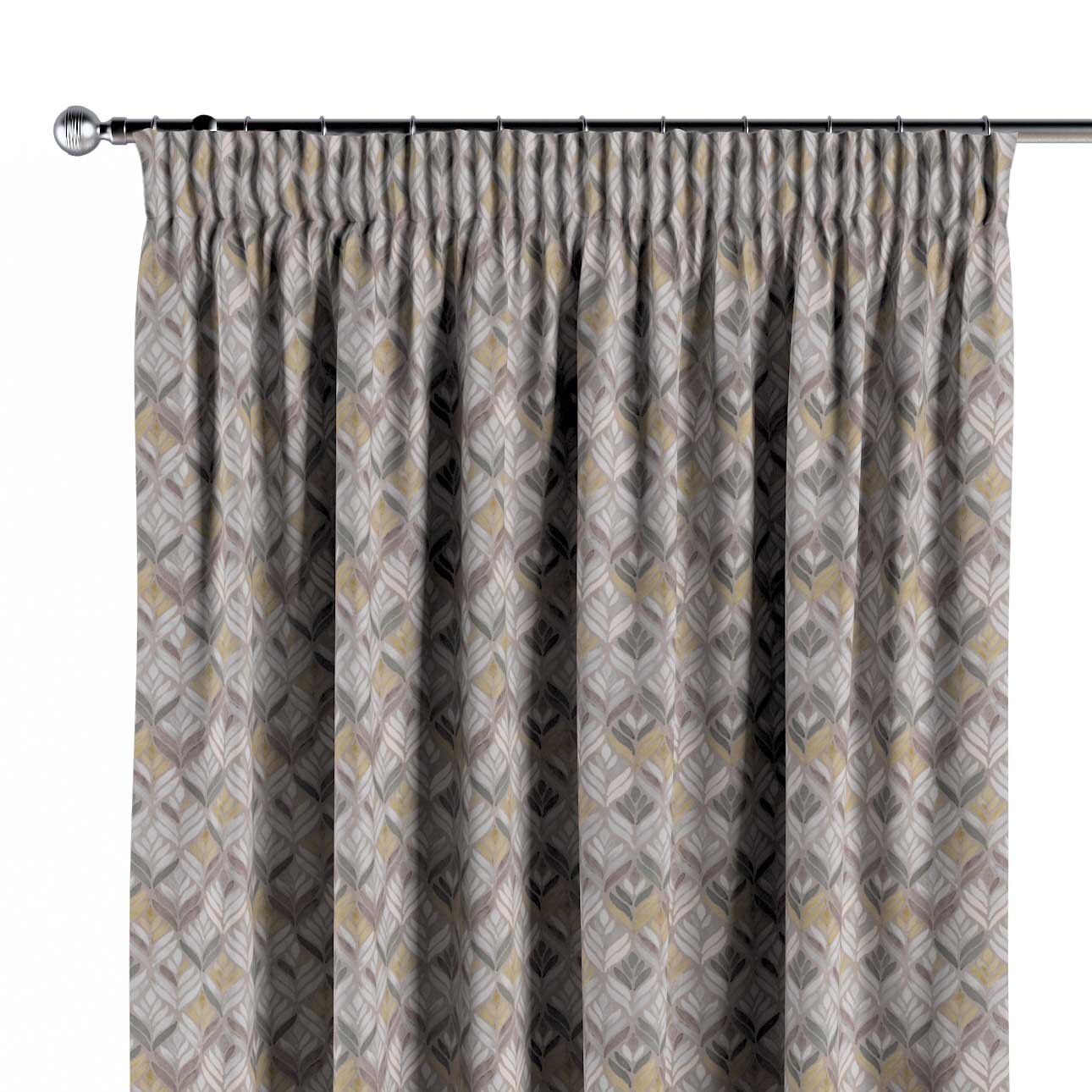 Vorhang mit Kräuselband, grau-braun, Arte (144-06) günstig online kaufen
