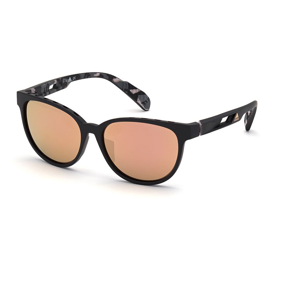 Adidas Sp0021 Gespiegelt Sonnenbrille Mirror Brown/CAT3 Matte Black günstig online kaufen