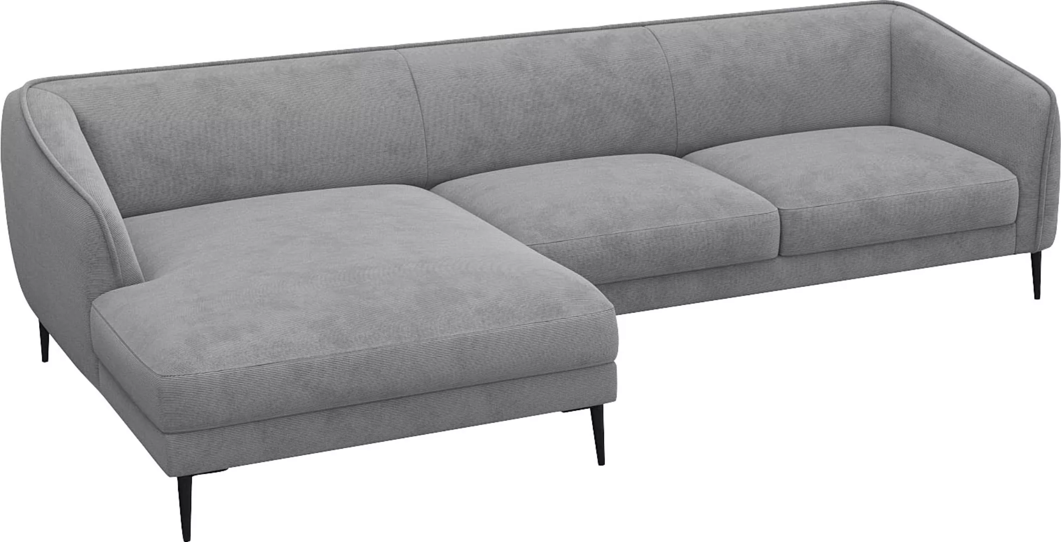 FLEXLUX Ecksofa »Belle Designsofa, L-Form, B/T 288/149 cm«, Skandinavisches günstig online kaufen