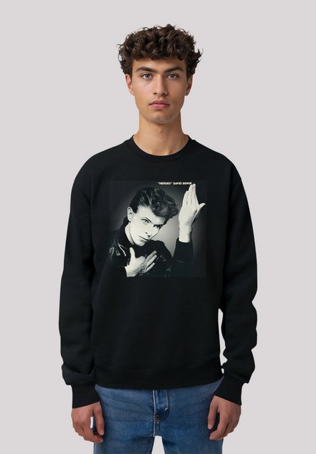 F4NT4STIC Sweatshirt David Bowie Heroes Album Cover Premium Qualität günstig online kaufen