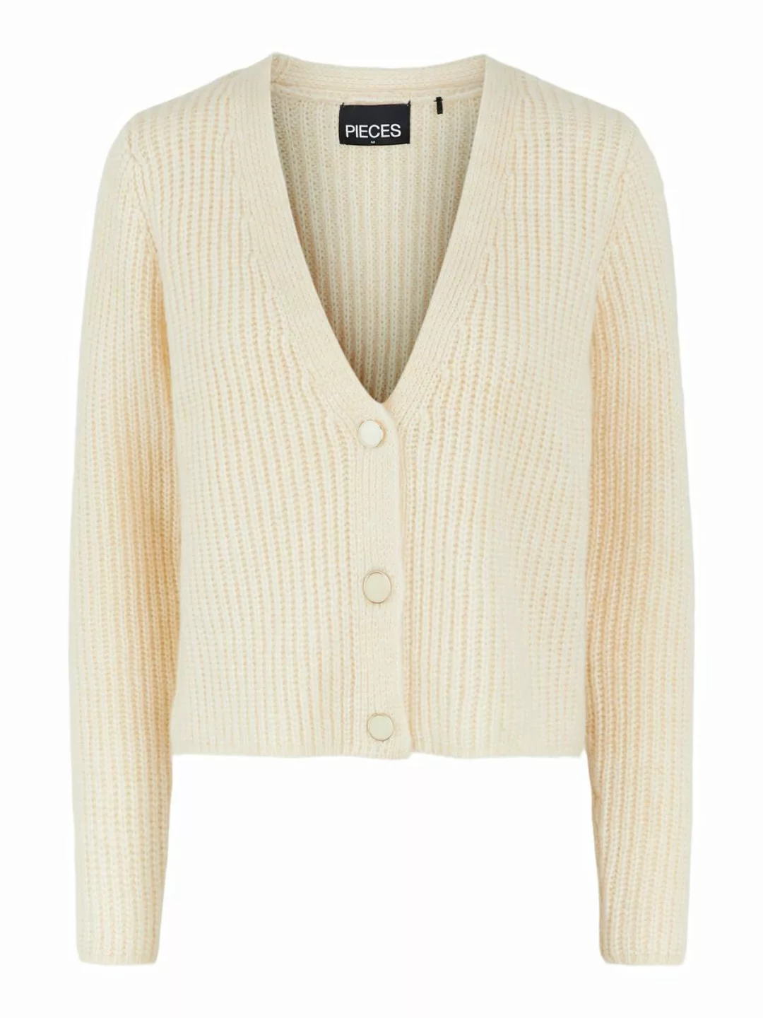 PIECES Pccilla Strickjacke Damen Beige günstig online kaufen