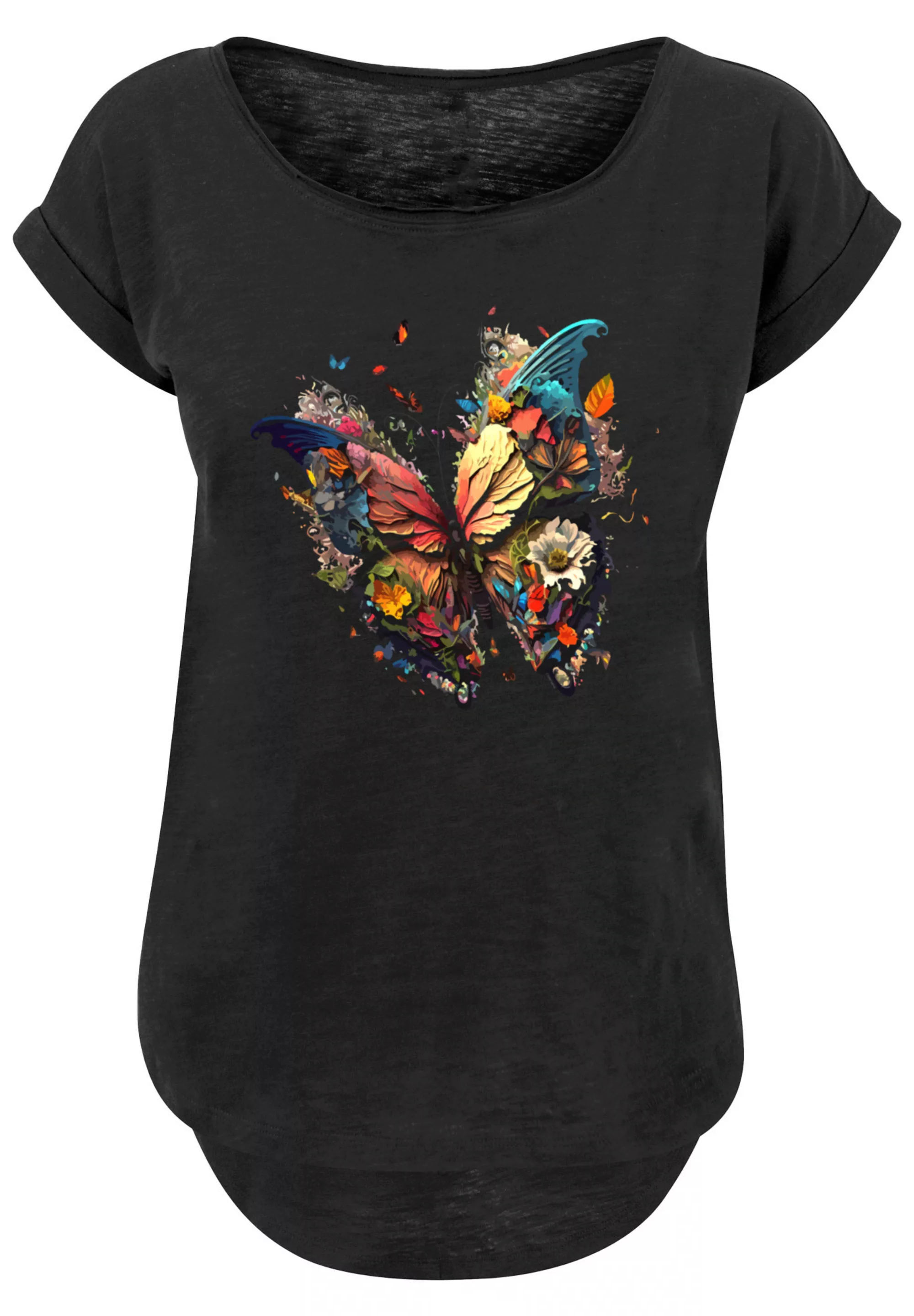 F4NT4STIC T-Shirt "Schmetterling Bunt", Print günstig online kaufen