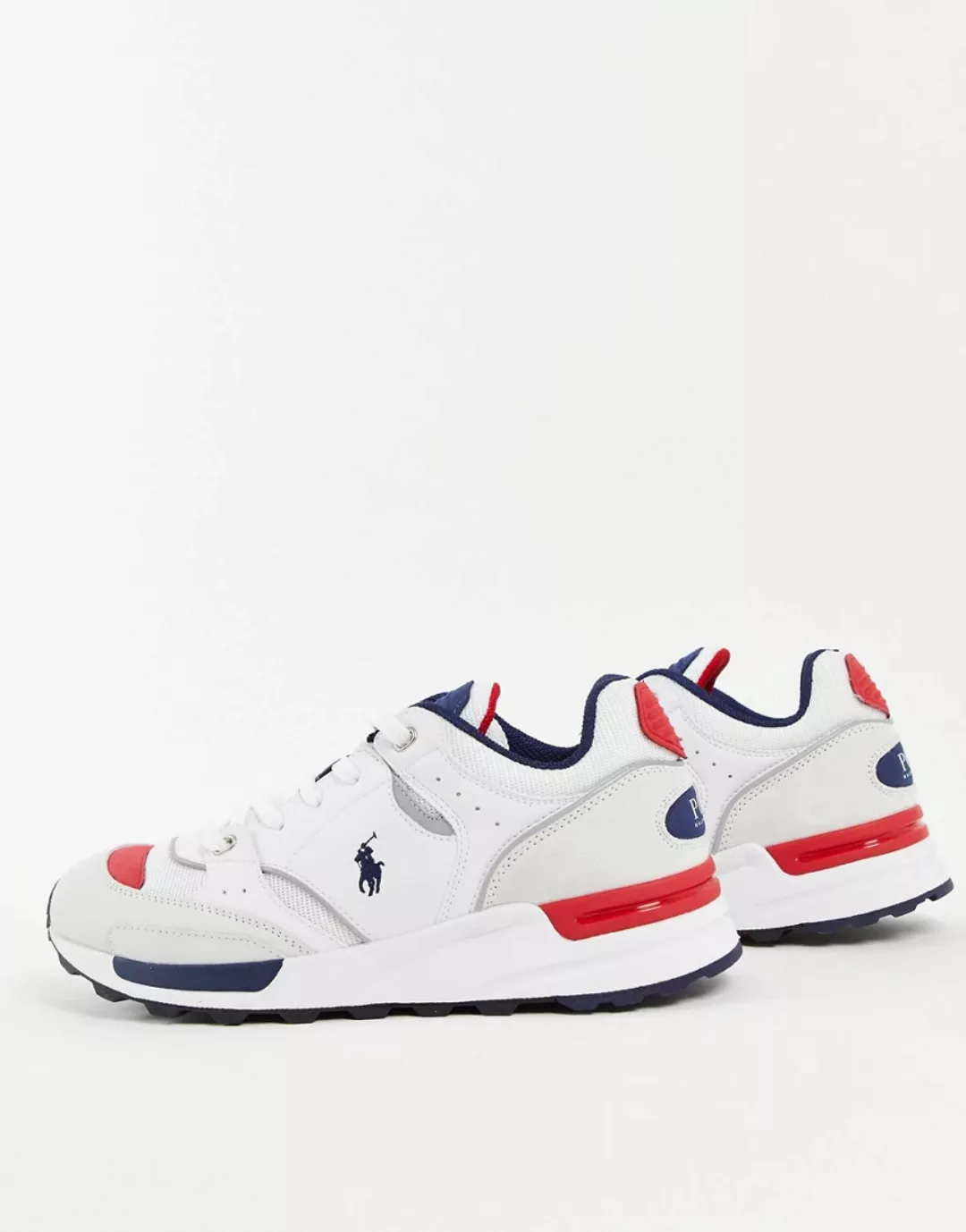 Polo Ralph Lauren – Trackster 200 – Sneaker aus einer Mischung aus Leder un günstig online kaufen