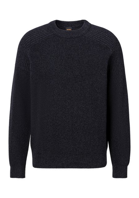 BOSS ORANGE Strickpullover Alamaka mit Rundhalsausschnitt günstig online kaufen