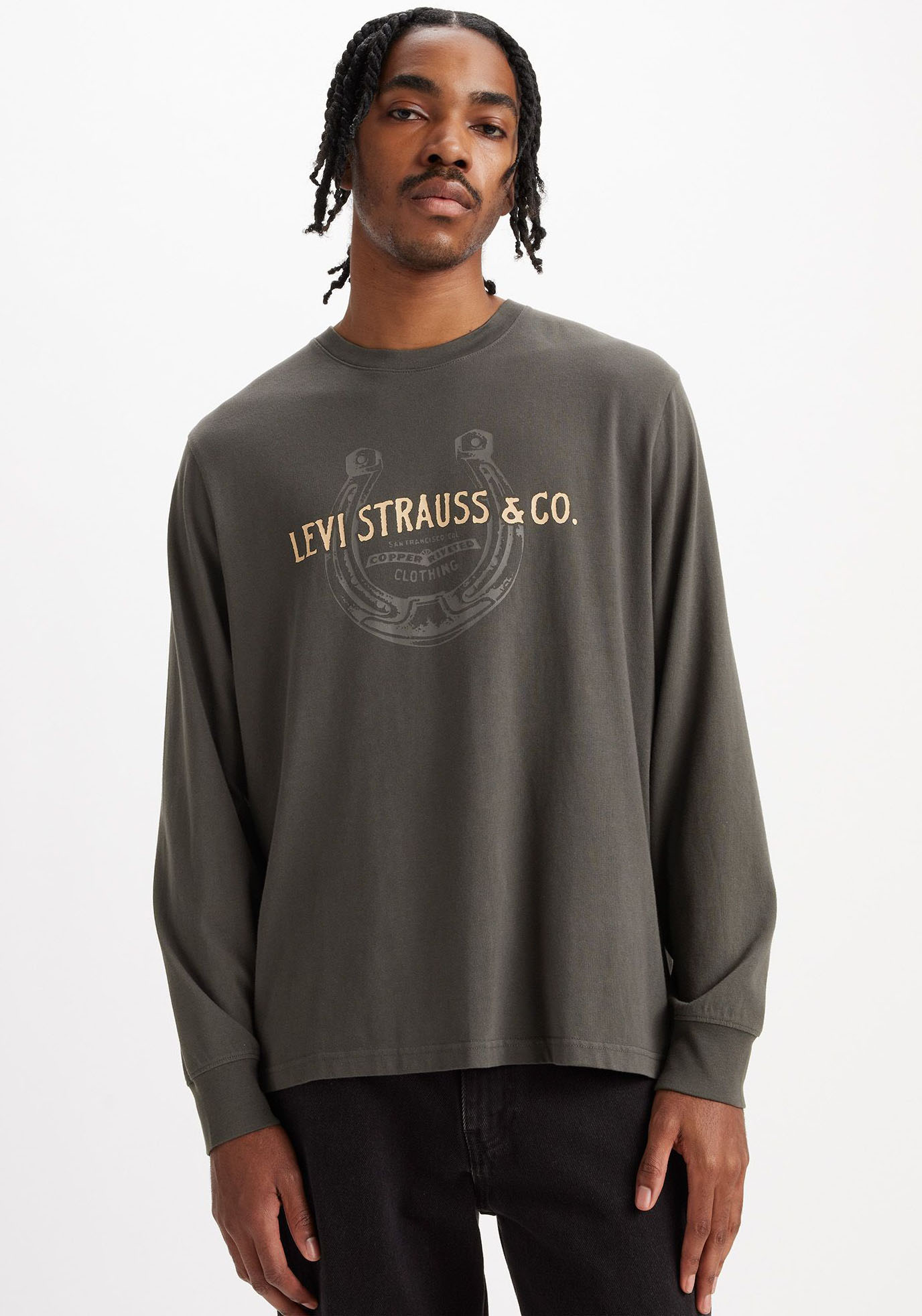 Levis Langarmshirt "RELAXED LS GRAPHIC TEE", mit Logo Druck günstig online kaufen