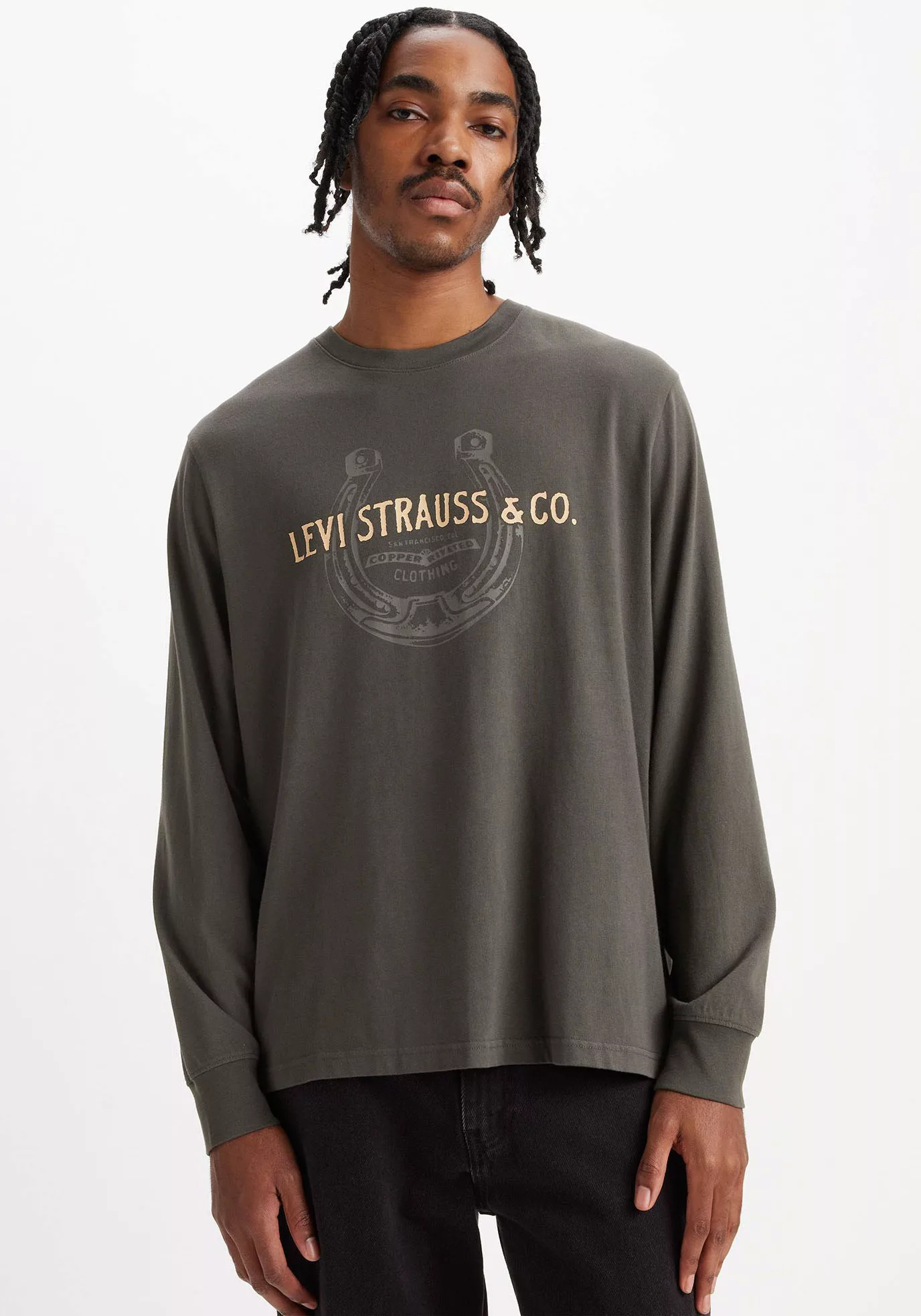 Levis Langarmshirt "RELAXED LS GRAPHIC TEE", mit Logo Druck günstig online kaufen