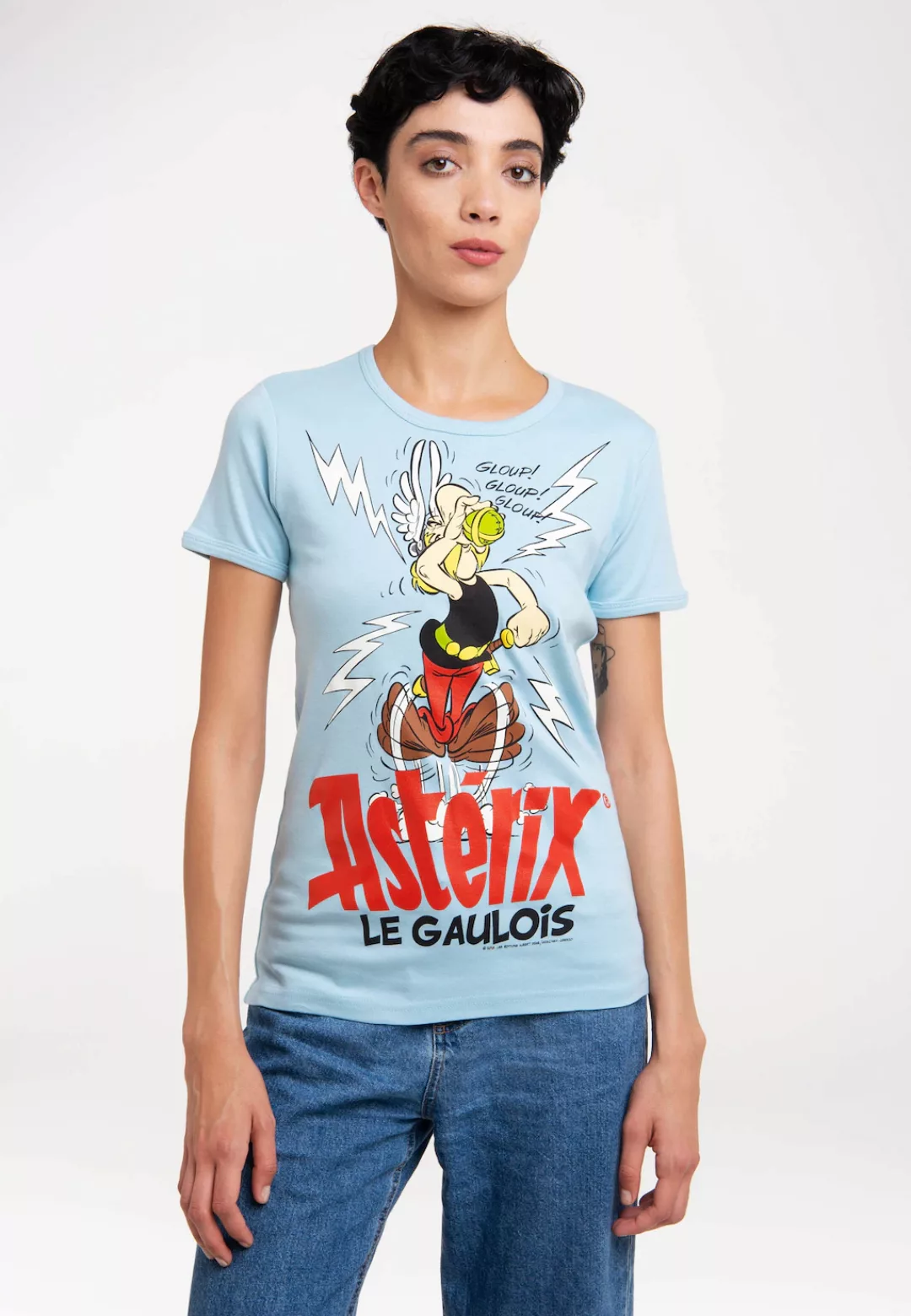 LOGOSHIRT T-Shirt "Asterix – Magic Poison", mit lizenzierten Originaldesign günstig online kaufen