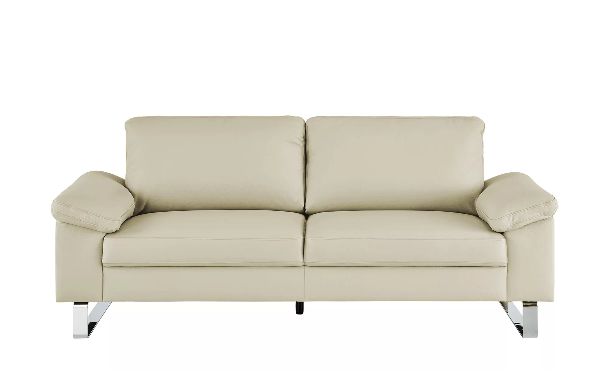 Max Schelling Ledersofa  Maximum - beige - 184 cm - 86 cm - 97 cm - Polster günstig online kaufen