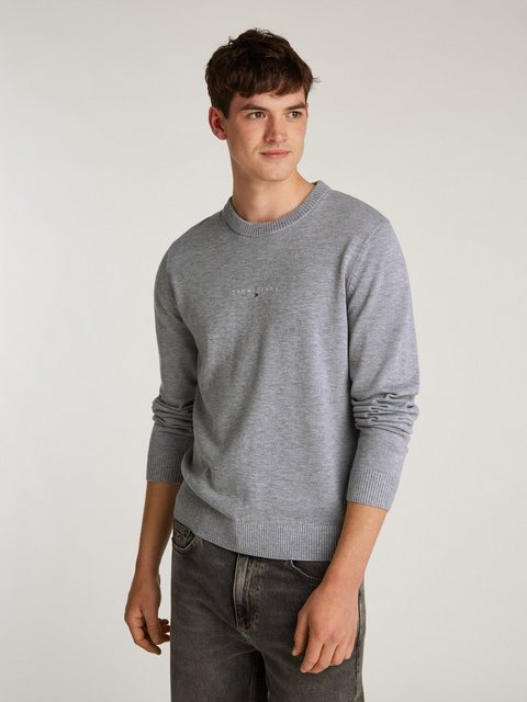 Tommy Jeans Strickpullover TJM LINEAR SMALL CHEST SWEATER mit Logoschriftzu günstig online kaufen