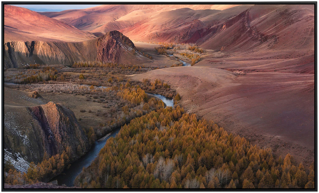 Papermoon Infrarotheizung »Fluss durch Landschaft«, sehr angenehme Strahlun günstig online kaufen