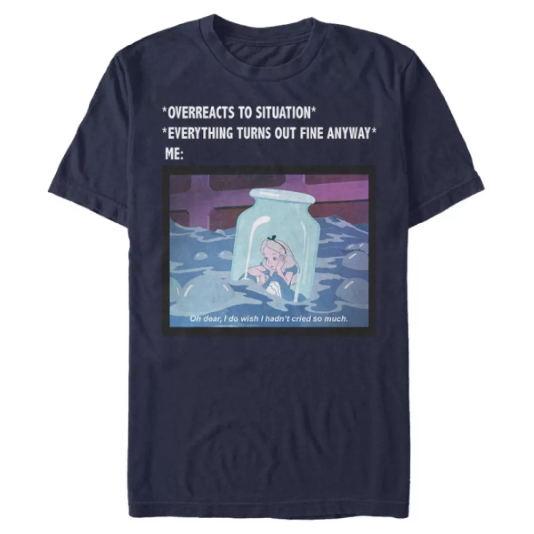 Disney Classics - Alice im Wunderland - Alice Anxiety Meme - Männer T-Shirt günstig online kaufen