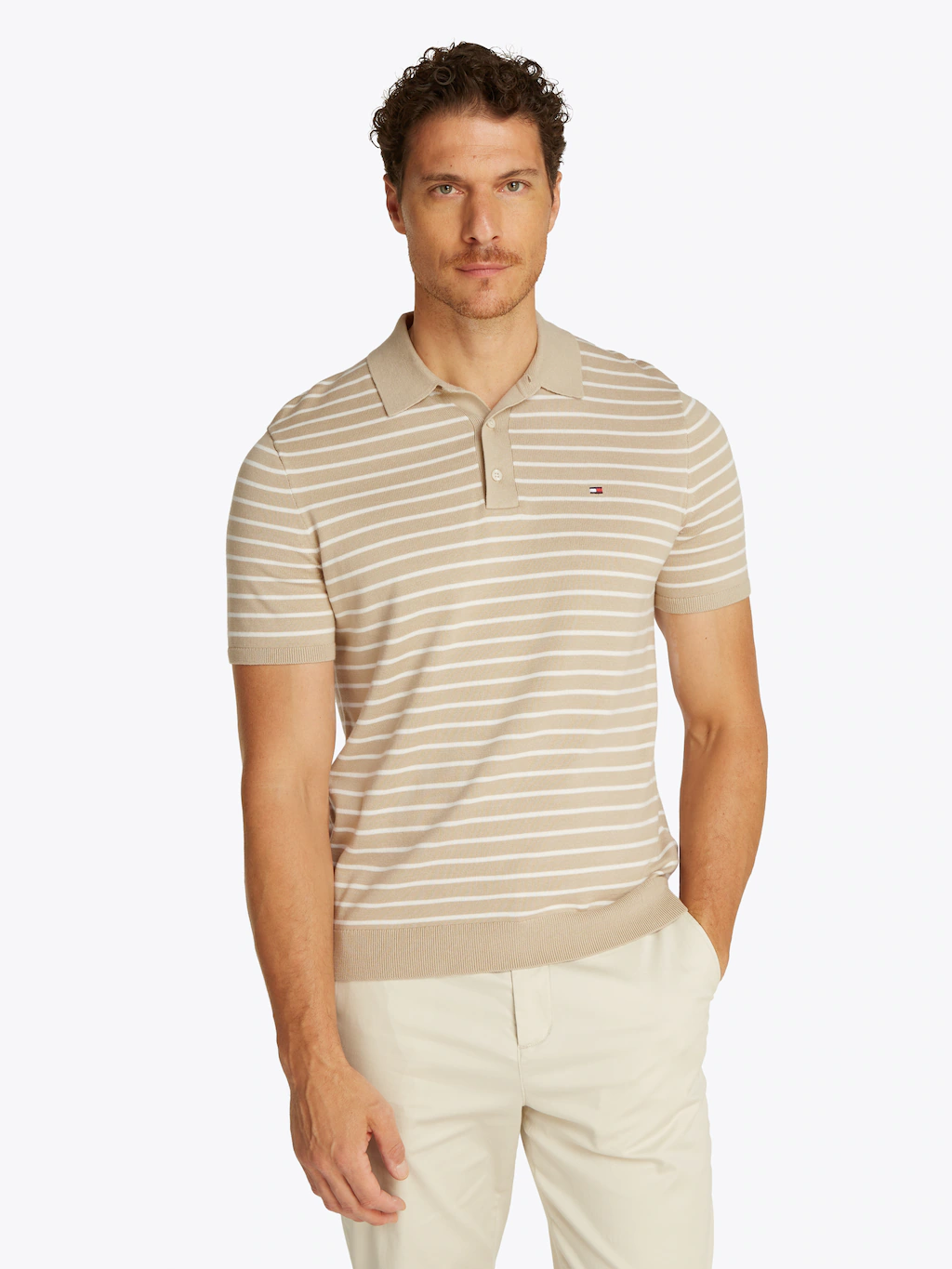 Tommy Hilfiger Poloshirt "ESSENTIAL COTTON KNITTED POLO" günstig online kaufen