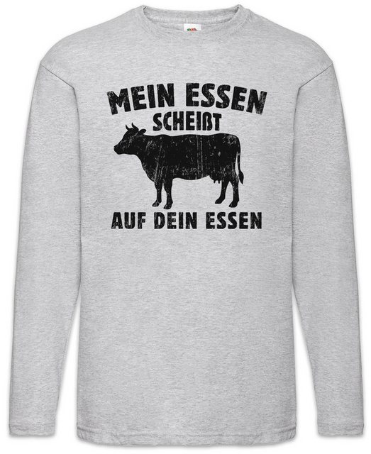 Urban Backwoods Langarmshirt Mein Essen Langarm T-Shirt No Body Building No günstig online kaufen