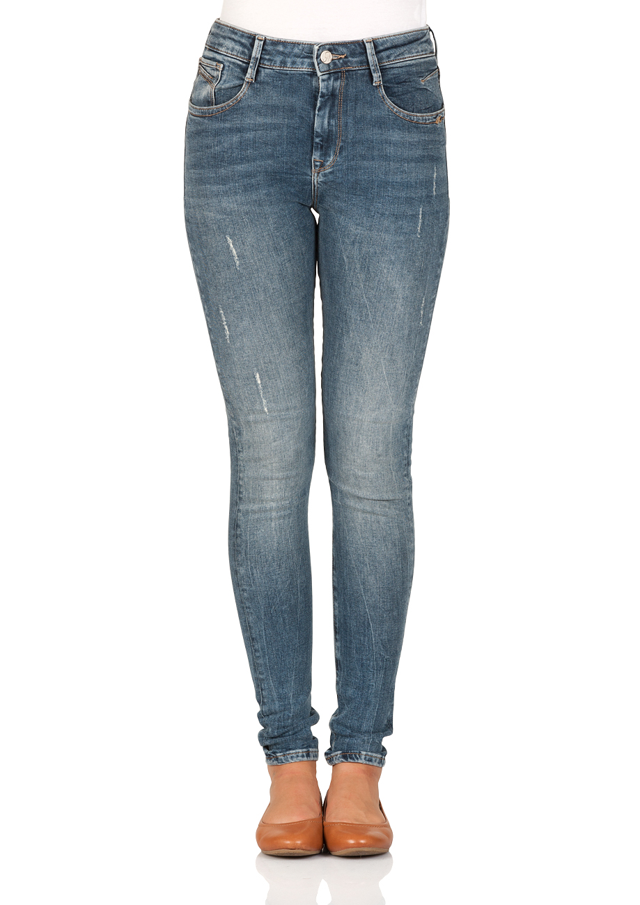 Mavi Damen Jeans Lucy - Skinny Fit - Blau - Dark Vintage Str günstig online kaufen