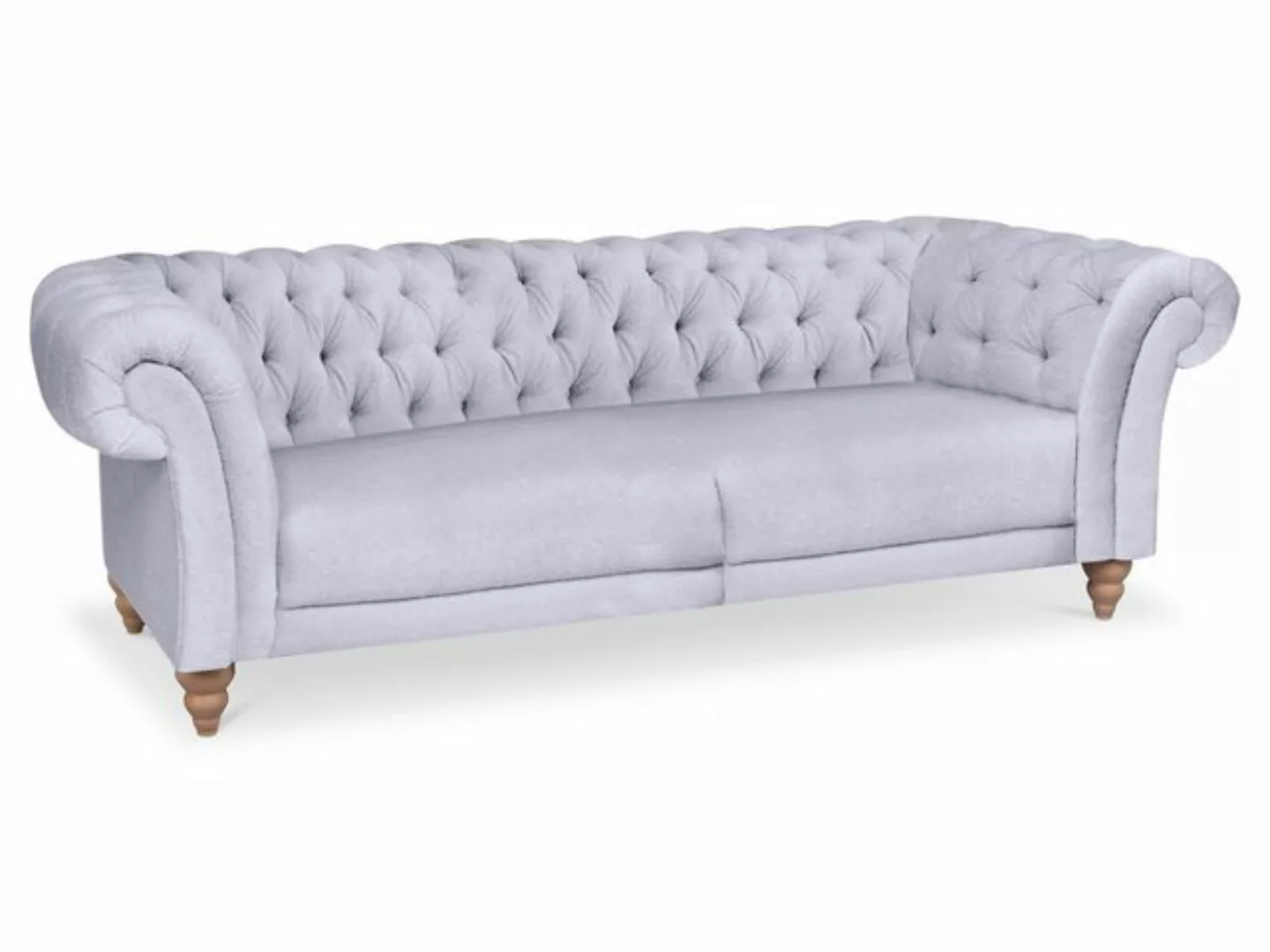 SANSIBAR Living Sofa Megasofa SANSIBAR LUND BHT 235x80x105 cm grau Bigsofa günstig online kaufen