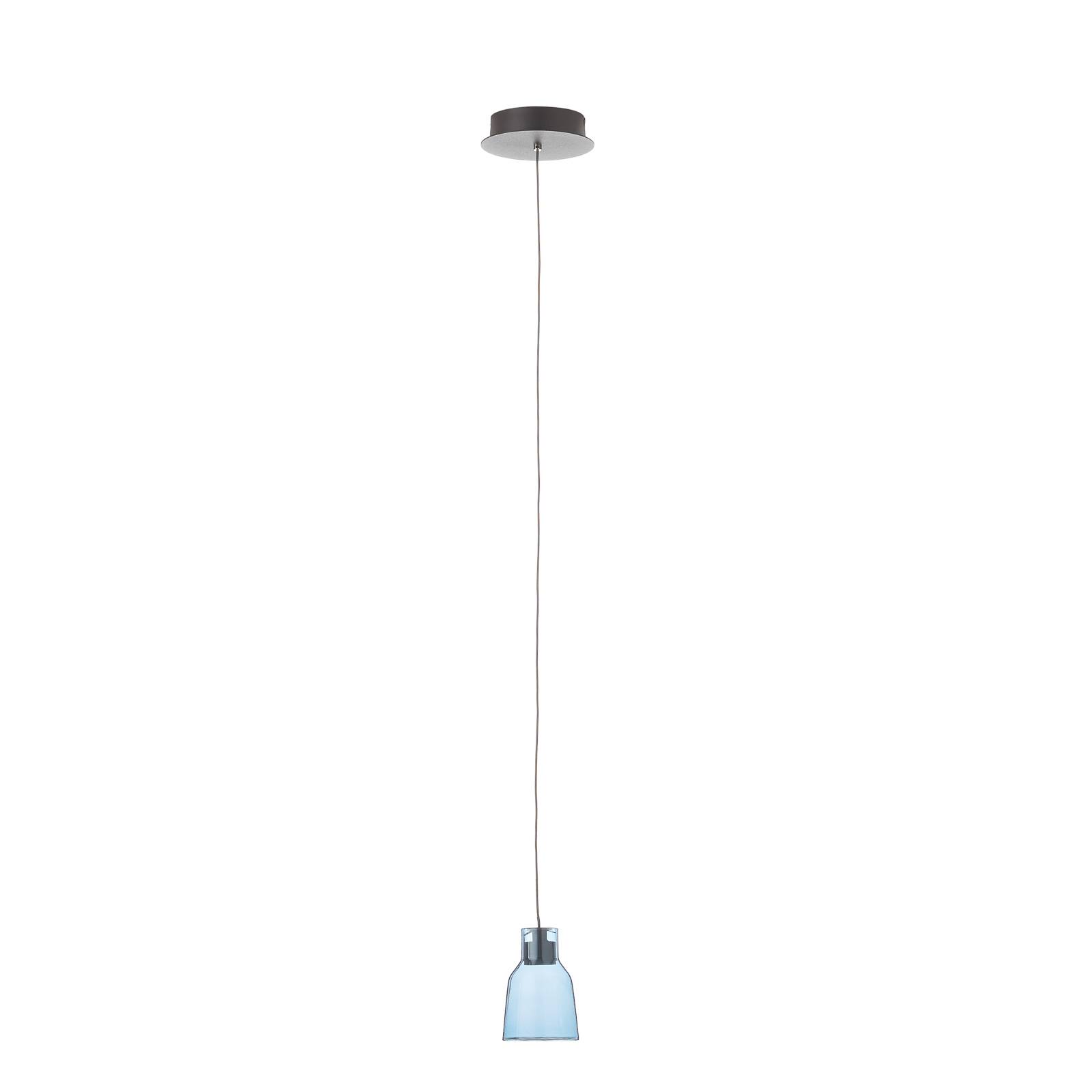 Bover Drip S/01L LED-Hängeleuchte aus Glas, blau günstig online kaufen