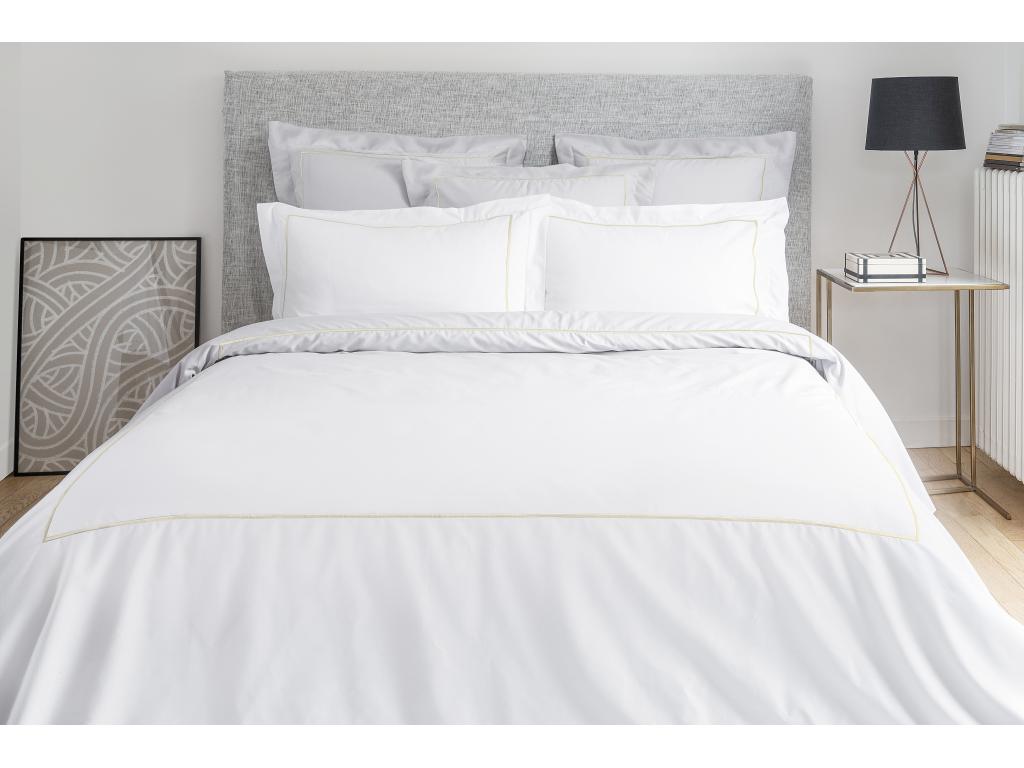 Bettwäsche - Perkal 80 Fäden/cm² - Bettdeckenbezug 240 x 260 cm + 2 Kissenb günstig online kaufen